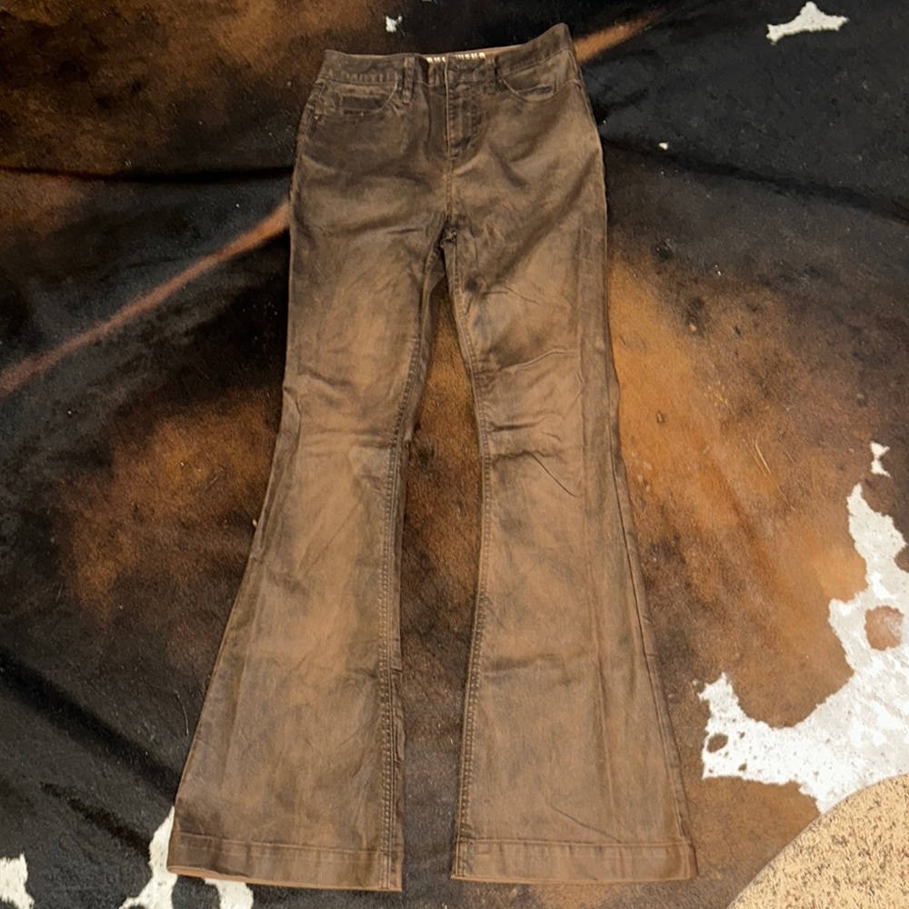 Women's Brown Flared Jeans